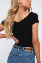 Classy Cool Black Pearl Belt | Lulus