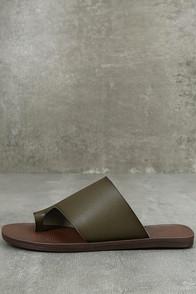 Blowfish Dalla Khaki Slide Sandals