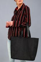 Amuse Society | Carry On Black Tote | 100% Cotton | Vegan Friendly | Lulus