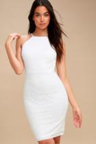 Magic Of Love White Lace Bodycon Dress | Lulus