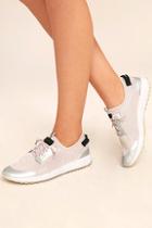 Coolway Tahali Bsc Silver Knit Sneakers