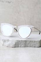 Spitfire Sunglasses Spitfire Outward Urge Gold And Clear Mirrored Sunglasses