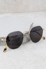 Crap Eyewear The Joy Brigade Silver And Gold Sunglasses