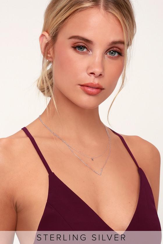 Simple Grace Sterling Silver Layered Necklace | Lulus