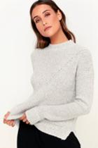 Olive + Oak Pine Grey Knit Sweater | Lulus