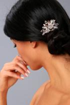 Lulus | Til I Found You Gold And Pink Rhinestone Hair Comb