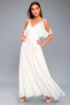 Ingram White Maxi Dress | Lulus