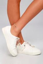 Lulus Galactic Halo Silver Anklet