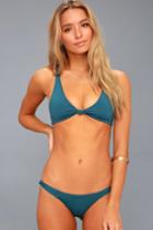 Frankies Bikinis Malibu Teal Blue Bikini Bottom | Lulus