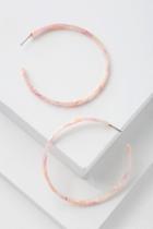 Bernice Pink Hoop Earrings | Lulus