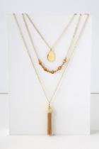 Faylee Gold Layered Necklace | Lulus