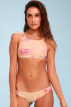 Rvca Crystal Cream Tie-dye Bikini Bottom | Lulus