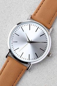Lulus In An Instant Brown Watch