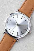 Lulus In An Instant Brown Watch