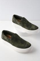 Steve Madden Gills Camouflage Flatform Sneakers | Lulus