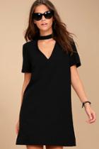 Mono B Your One And Only Black Cutout Shift Dress