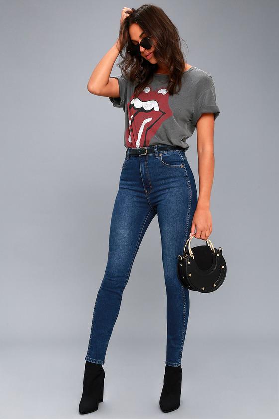 Rollas Eastcoast Ankle Medium Wash High-waisted Skinny Jeans | Lulus