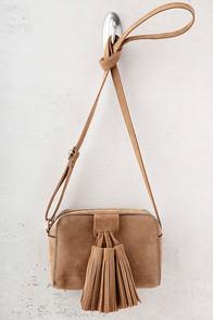 Lulus Affogato Brown Mini Purse