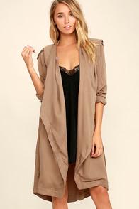 Black Swan Seraphina Taupe Coat
