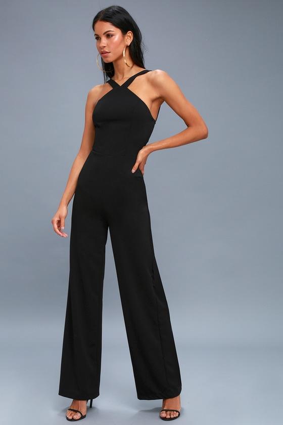 Calle Ocho Black Wide-leg Jumpsuit | Lulus