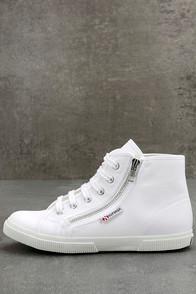 Superga Superga 2224 Cotu White Canvas High-top Sneakers