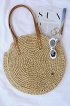Billabong Round About Beige Woven Tote | Lulus