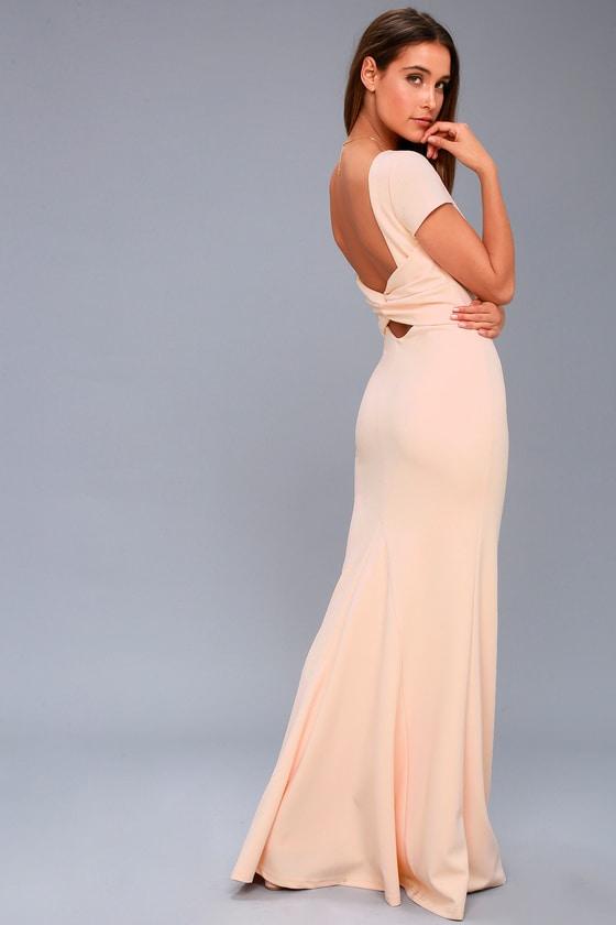 Endless Love Blush Pink Backless Maxi Dress | Lulus