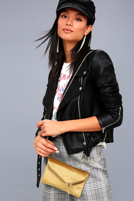 Lulus | Sweet Belle Golden Yellow Velvet Clutch