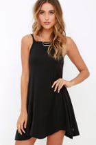 Rvca Thievery Black Dress