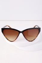 Kalena Tortoise Cat-eye Sunglasses | Lulus