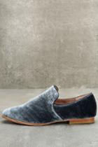 Steven By Steve Madden | Adrianna Blue Velvet Loafers | Size 9.5 | Lulus