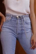 Wynford Grey Ring Belt | Lulus