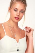 Antheia Silver Layered Necklace | Lulus