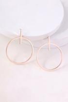 Keep It Contemporary Rose Gold Earrings | Lulus