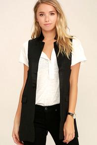 Dance & Marvel Out Of Office Black Vest