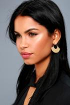 Lulus | Mireya Gold Earrings