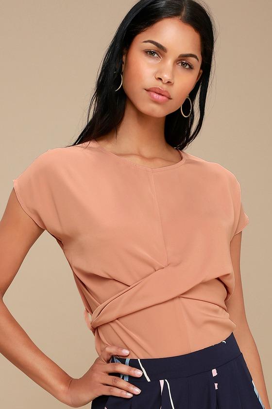 Starcross Blush Tying Top | Lulus