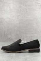 Kelsi Dagger | Arbor Black Corduroy Loafers | Size 6.5 | Lulus