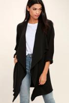 Skies Are Blue | Own The City Black Jacket | Size Medium | Lulus