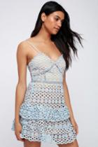 Beauty And Lace Light Blue Crochet Lace Mini Dress | Lulus