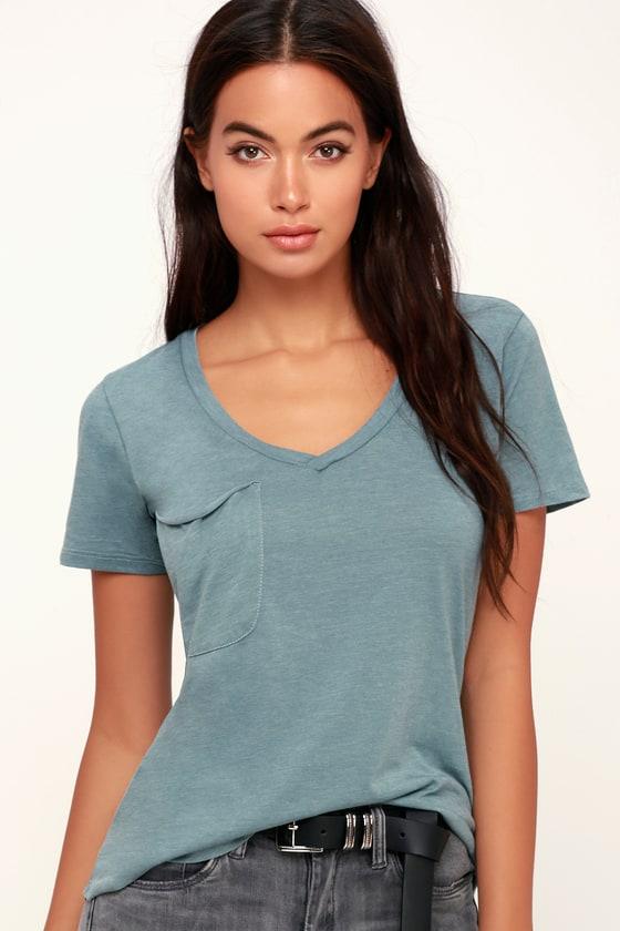Z Supply Pleasant Surprise Sea Green Tee | Lulus