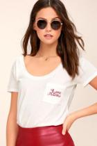 Amuse Society It's The Little Things White Tee