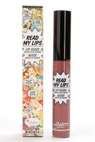 The Balm Read My Lips Grrr! Mauve Lip Gloss