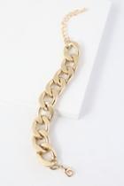 Current Love Gold Chain Bracelet | Lulus