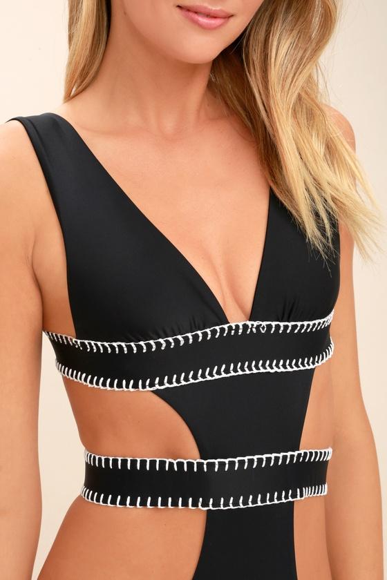 Ellejay Amores Black And White One Piece Swimsuit | Lulus