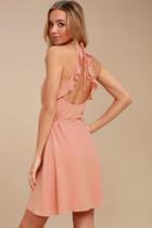 Morning Glory Blush Pink Wrap Dress | Lulus