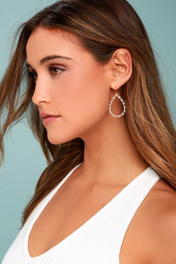 Lulus | Arcadia Gold Earrings