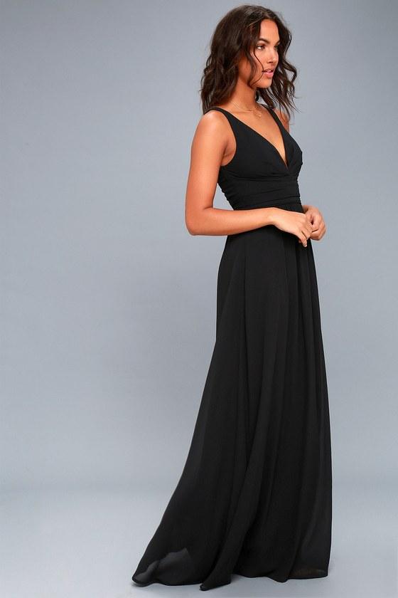 Leading Role Black Maxi Dress | Lulus