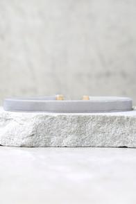 Lulus Days Of Desire Grey Velvet Choker