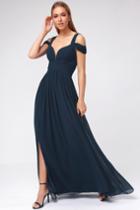 Bariano Ocean Of Elegance Navy Blue Maxi Dress | Lulus